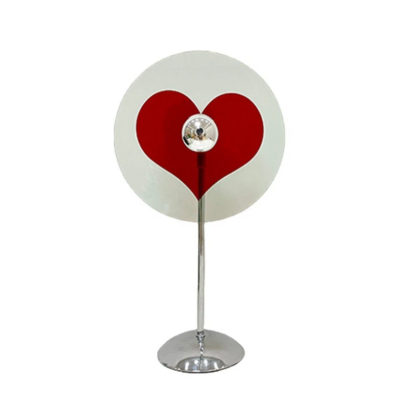 

Creative Nordic Bedroom Bedside Lamp Plug-In Bauhaus Wedding Table Lamp Red DIY Heart-Shaped Atmosphere Lamp Floor