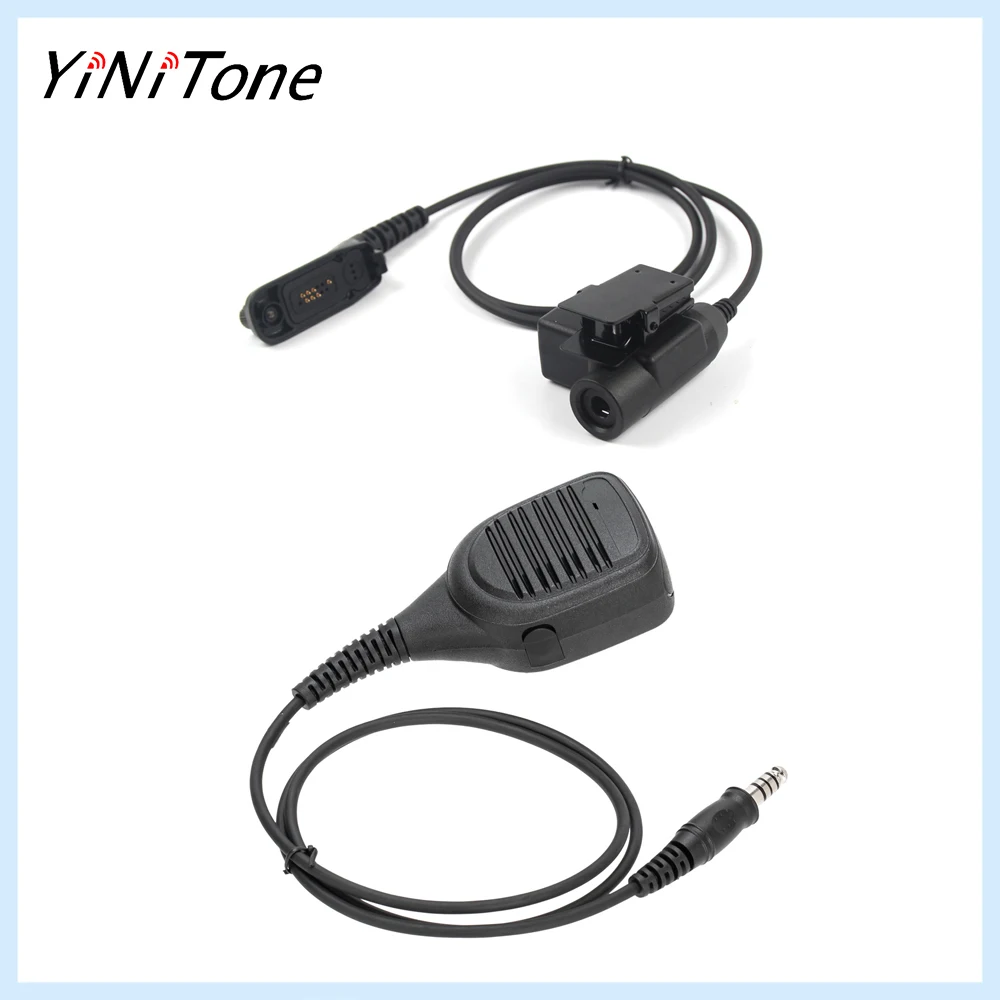 Рация CB-радио 7 1 мм динамик NATO Mic с адаптером U94 PTT для Motorola XiR P8268 8260 APX 7000 8000 DP3400 DP3600
