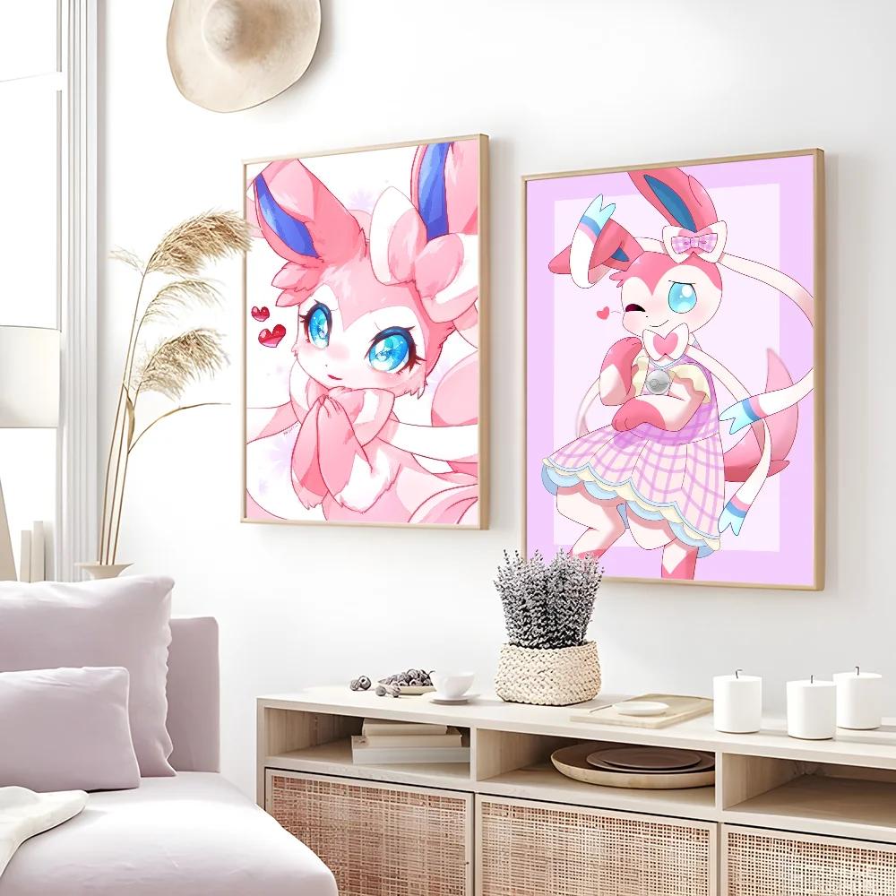 Аниме Фея Иви Каваи Плакат Липкая Настенная Художественная Печать