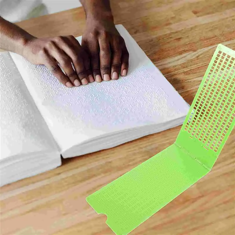Инструмент для обучения Braille аксессуар планшета письма глухой пластины