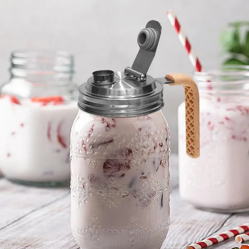 Крышки для питья банок Mason Многоцелевая крышка кувшина Jar Крышка носика