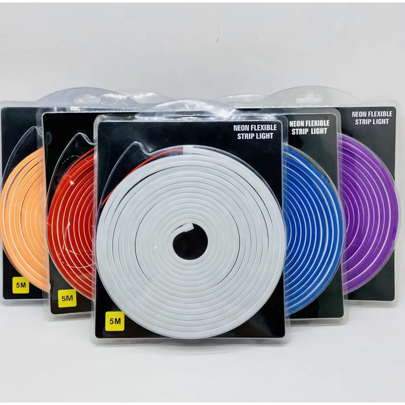 Автомобильный светодиодный багажник Гибкая силиконовая неоновая светильник вая