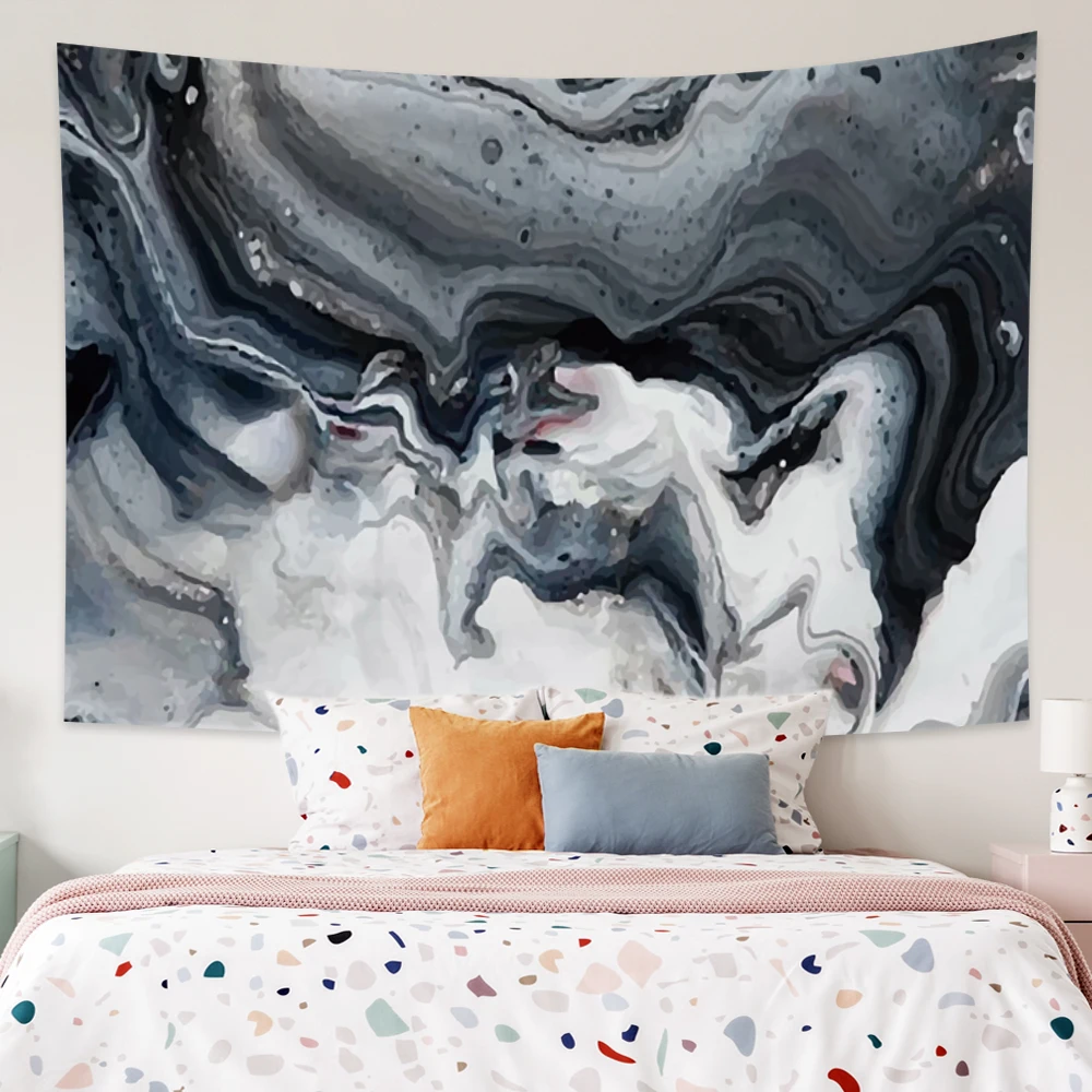 

Психоделическая футболка гобелен, Настенный декор для гостиной, спальни, домашний декор, хиппи, гобелены для комнаты, эстетический Декор