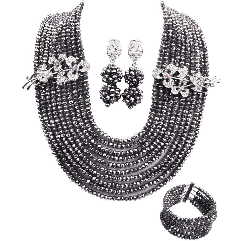 

Комплект ювелирных изделий из африканских бусин