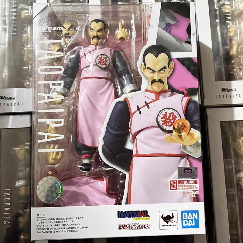 

Оригинальные фигурки конфет S.H. Фигуртс SHF Tao Pai DRAGON BALL аниме, коллекционные игрушки, подарки