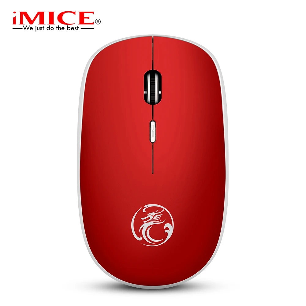 

Silent wireless mouse for business office 4-button wireless gaming mouse silent switch