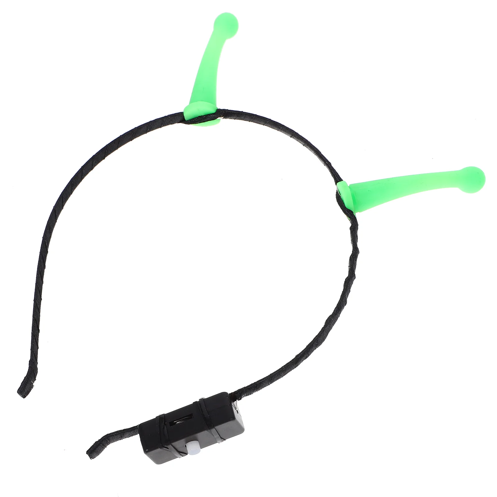 Halloween Alien Headband Birthday Decoration for Girl Funny Headbands Boppers Luminous Green Plastic Women Women's Outdoor