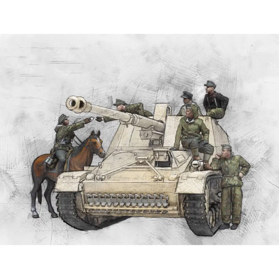 

1/35 Resin Model Figure GK， Unassembled and unpainted kit