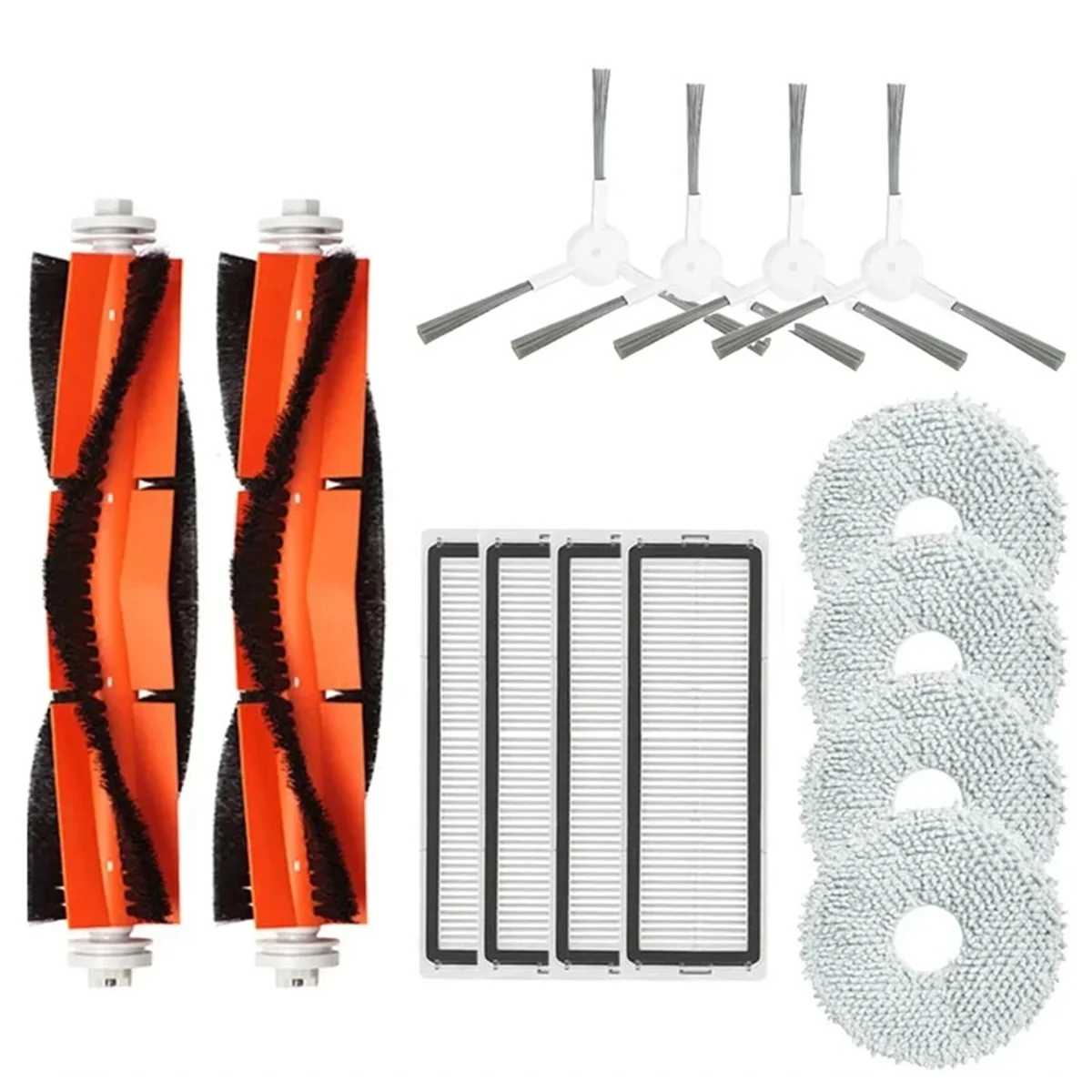 Запчасти для робота-пылесоса Xiaomi S10 + / Plus B105 аксессуары основная боковая щетка