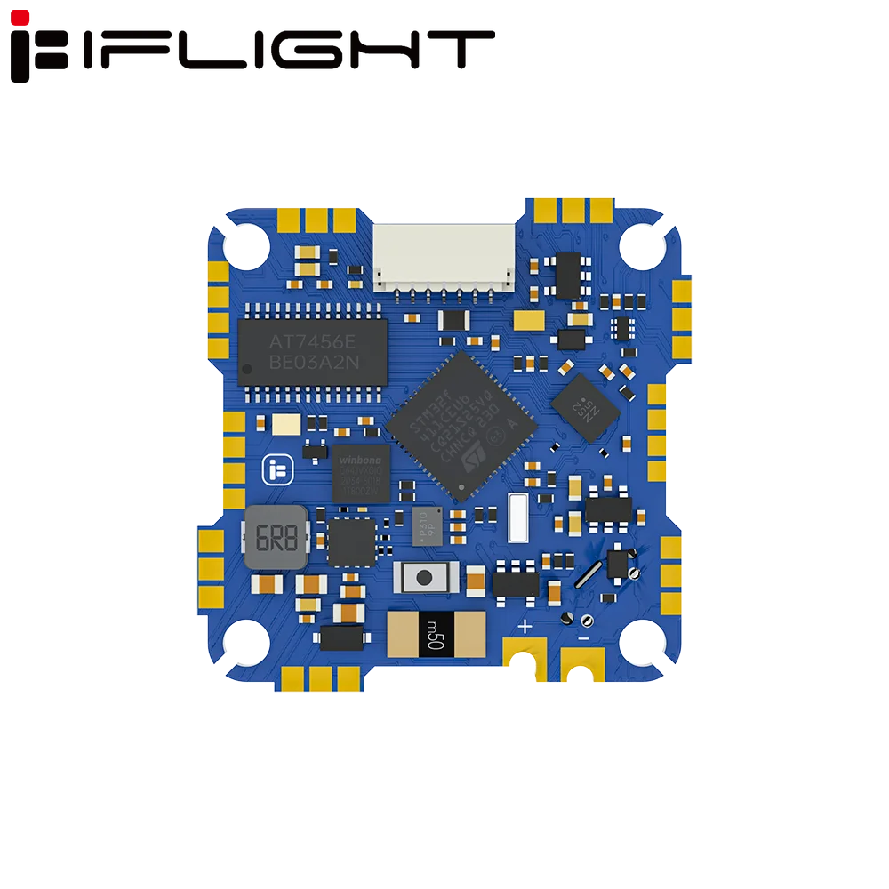 Плата iFlight BLITZ Whoop AIO F411 V1.1 (BMI270) с монтажными отверстиями 25 5*25 5 мм для FPV