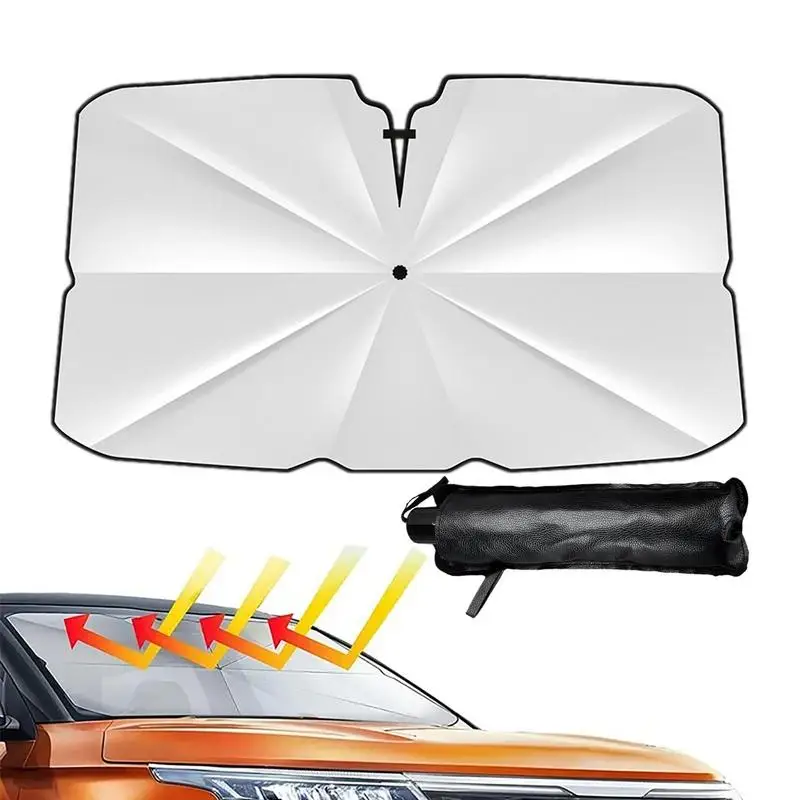 

Car Sunshade Umbrella Car Sun Shade Protector Parasol Summer Sun Interior Windshield Protection Accessories For Auto Shading