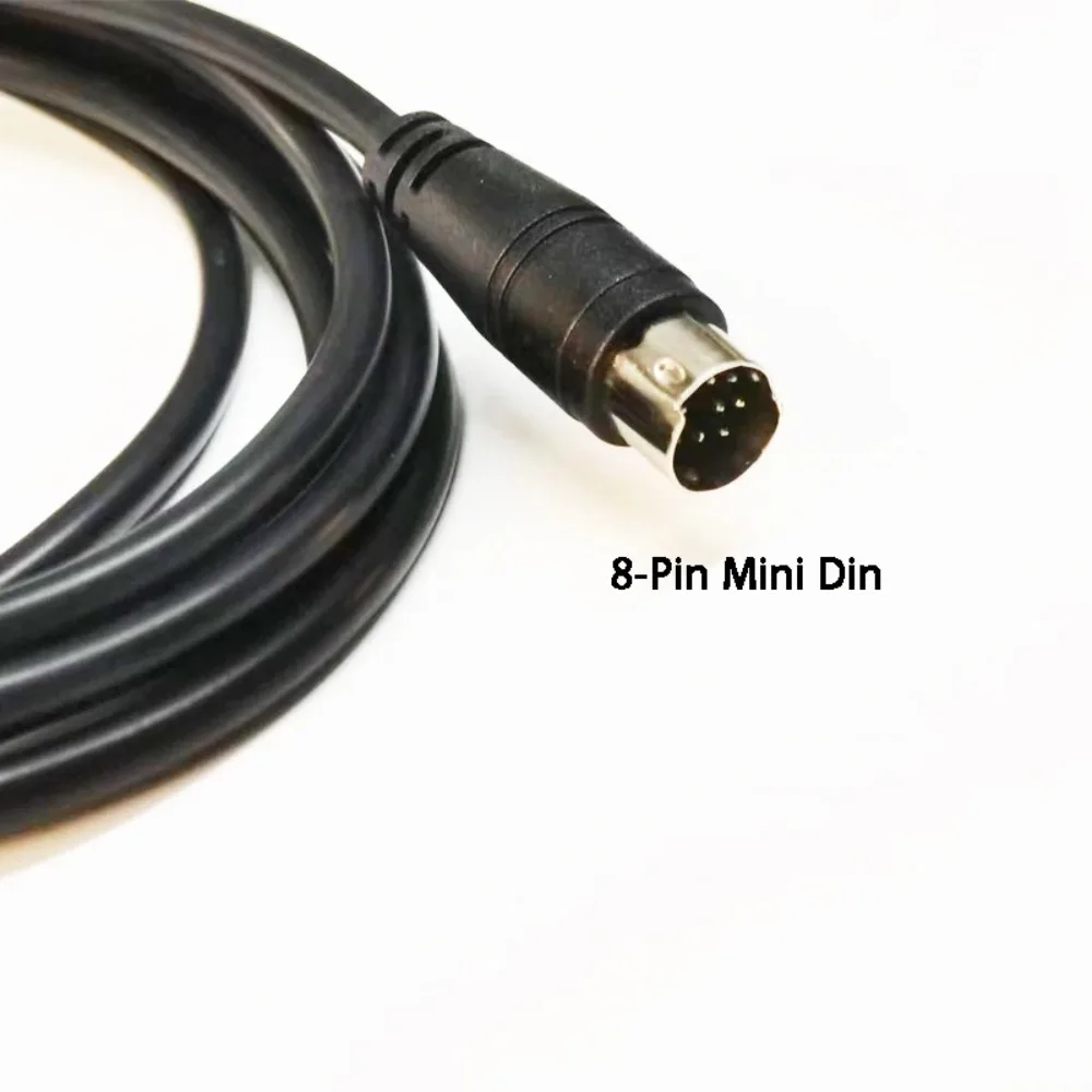 Фото Последовательный кабель RS232 DB9 «папа» — Mini Din 8P для подключения HMI Delta DVP PLC и DOP — коммуникационный кабель промышленного класса №5