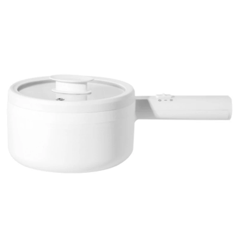 

Multifunctions 1.6L Capacity Fast Heating Electric Cooking Pot Desktop Mini Hot Pot Portable Skillet 700W EU Plug
