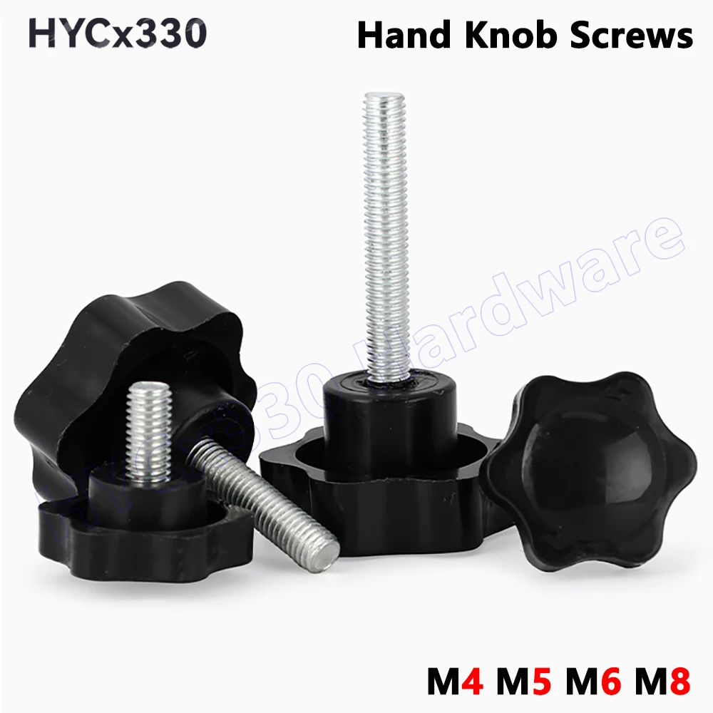 M4 M5 M6 M8 Винты с ручной ручкой зажим резьбой из углеродистой стали D25 D32 D38