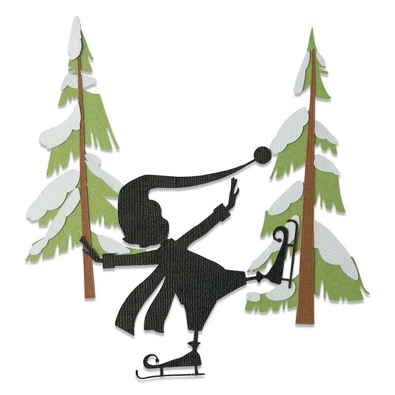 Новинка 2023 шапка для рождественского катания металлические штампы мальчиков