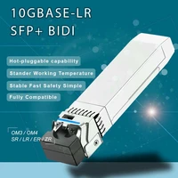 a pair of 10gbase 1270nm 1330nm 20km single mode smf bidi sfp transceiver module lc single fiber bidirectional optical modules