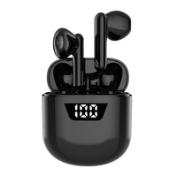2022 music smart phone tws wireless earphones bluetooth 5 0 compatible headphones waterproof earbuds display stereo mic