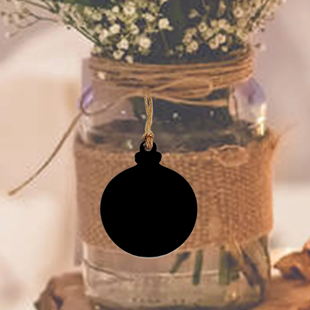 

Tags Blackboard Mini Gift Wooden Christmas Chalkboard Hanging Stringsign Name Favor Ornament Labels Oval Diy Tree Party Cookie