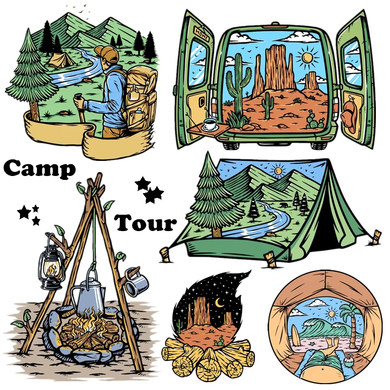 Новые причудливые прозрачные штампы летняя кокосовая пальма отпускной тур пляж