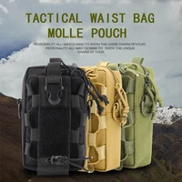 outdoor molle bag camping hiking hunting military edc survival water cup waist purse men phone pouch holder tactical accessories