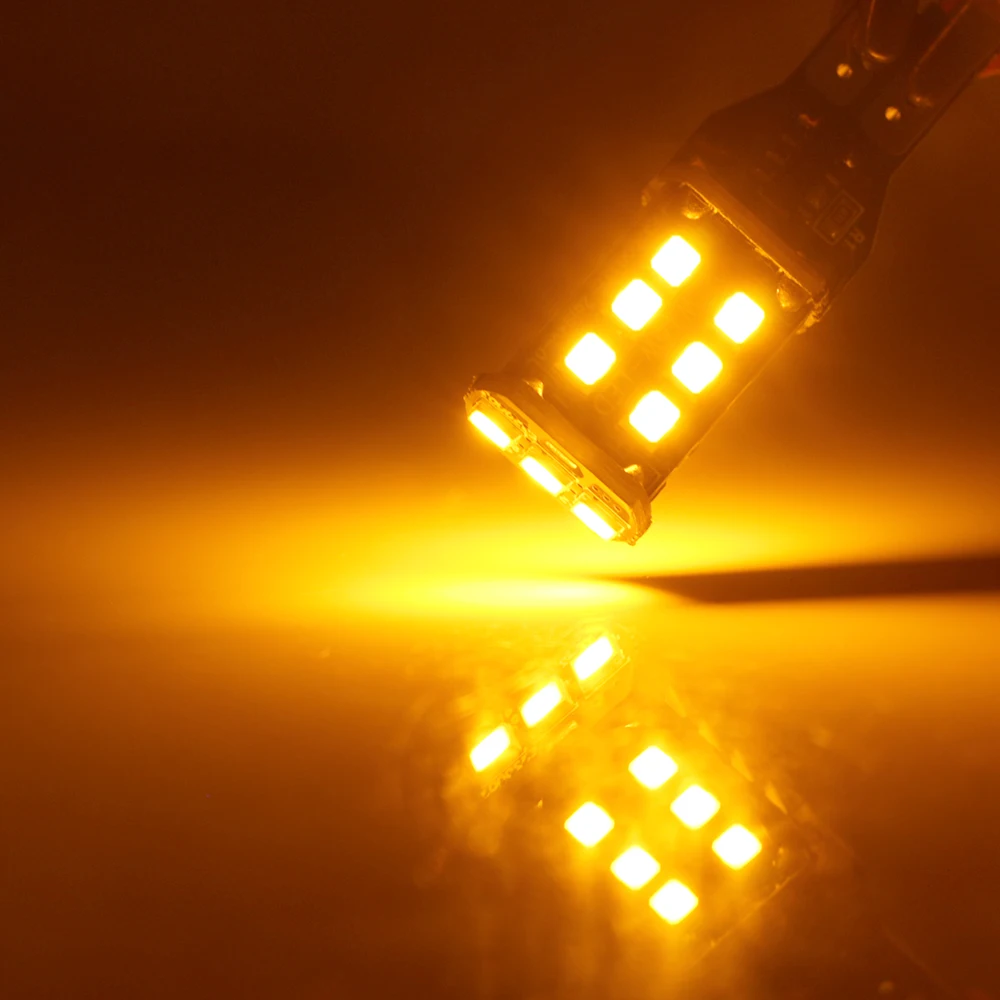

2 шт. Canbus No Error T15 W16W 2835 SMD 15 LED WY16W Янтарный Красный Белый Автомобили Светодиодные лампы Хвостовой Тормозной Задний указатель поворота Резервный фонарь