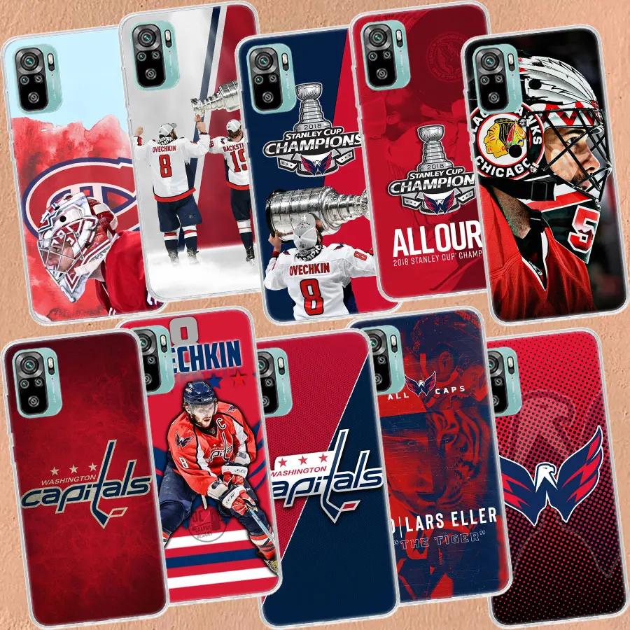 

Capitals Hockey Alexander Ovechkin Phone Case For Xiaomi Redmi Note 11 10 Pro Max 9 8 7 11T 11S 11E 10S 9T 8T 9S 4G 5G 6 5 4 4X