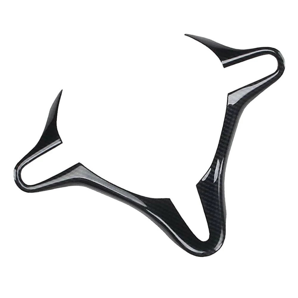 

1pc Black Carbon Fiber Steering Wheel Core Interior Sticker Cover Trim For HONDA Civic 8th 2006-2011 Car Interior Accessories