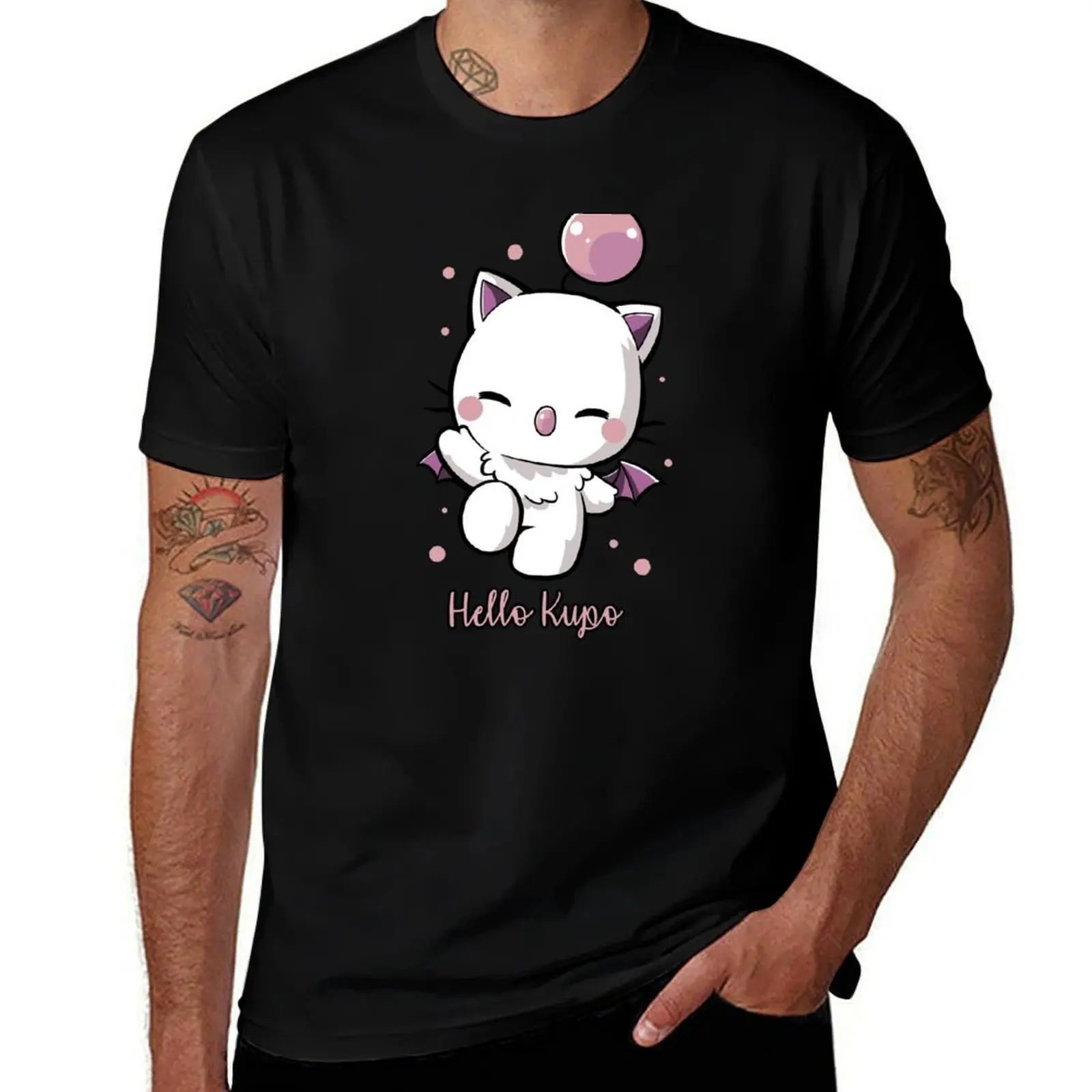 Фото Футболка Hello Kupo с принтом для мужчин №1