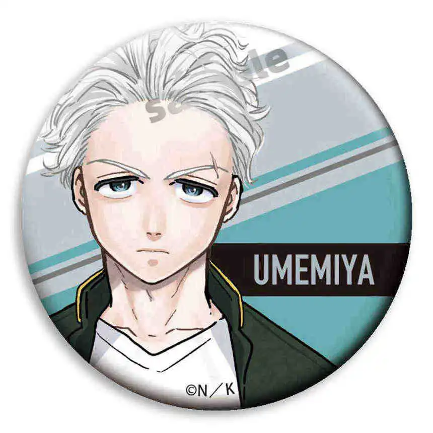 Япония Горячее аниме WIND BREAKER Фигурки Сакура Харука KAJI REN Металлический значок