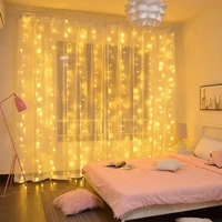fairy lights 3m led usb curtain lights 8mode remote control garland curtain led lights for holiday home window decorative lamp