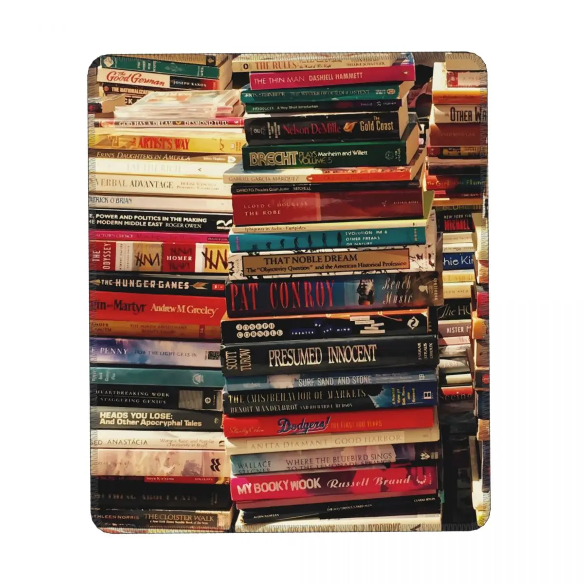 

The Library Vertical Print Mouse Pad Books Print Rubber Desktop Mousepad Non Slip Soft Quality Mouse Pads