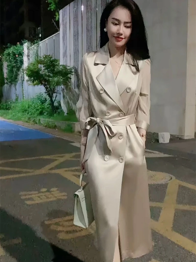 Tiktok Популярная та же модель что и онлайн-пальто знаменитостей 2023 осенний новый