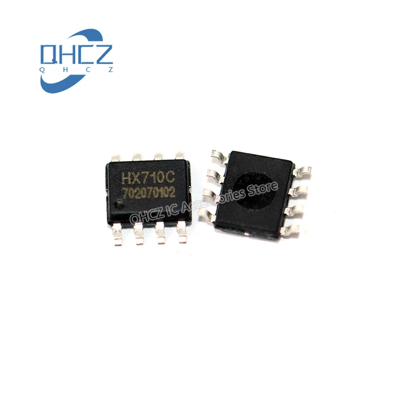 

10PCS HX710C SOP-8 analog-to-digital conversion chip ADC New and Original Integrated circuit IC chip In Stock