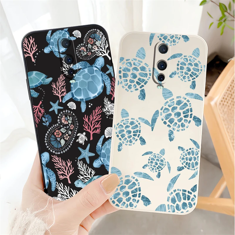 Cute Little Turtle Phone Case For OPPO Realme Narzo 20 30 50 Pro 30A 50I Prime Silicone Soft Shockproof Bumper Back Cover Funda