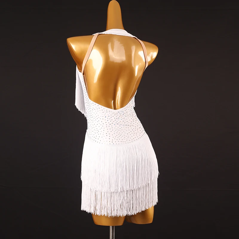 Платье для латиноамериканских танцев женское платье детское из спандекса на