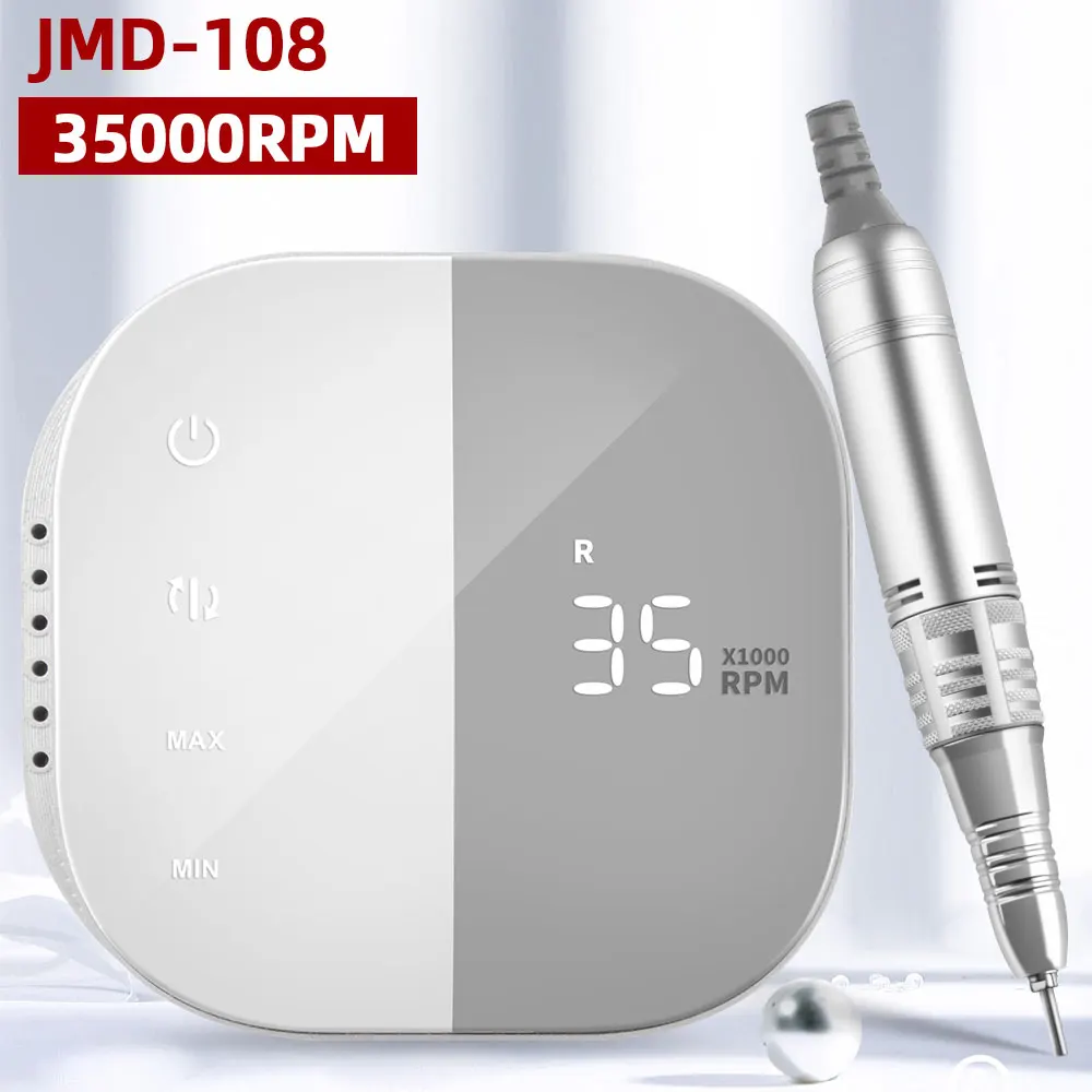 Электрическая маникюрная дрель с сенсорным экраном 35000 об/мин