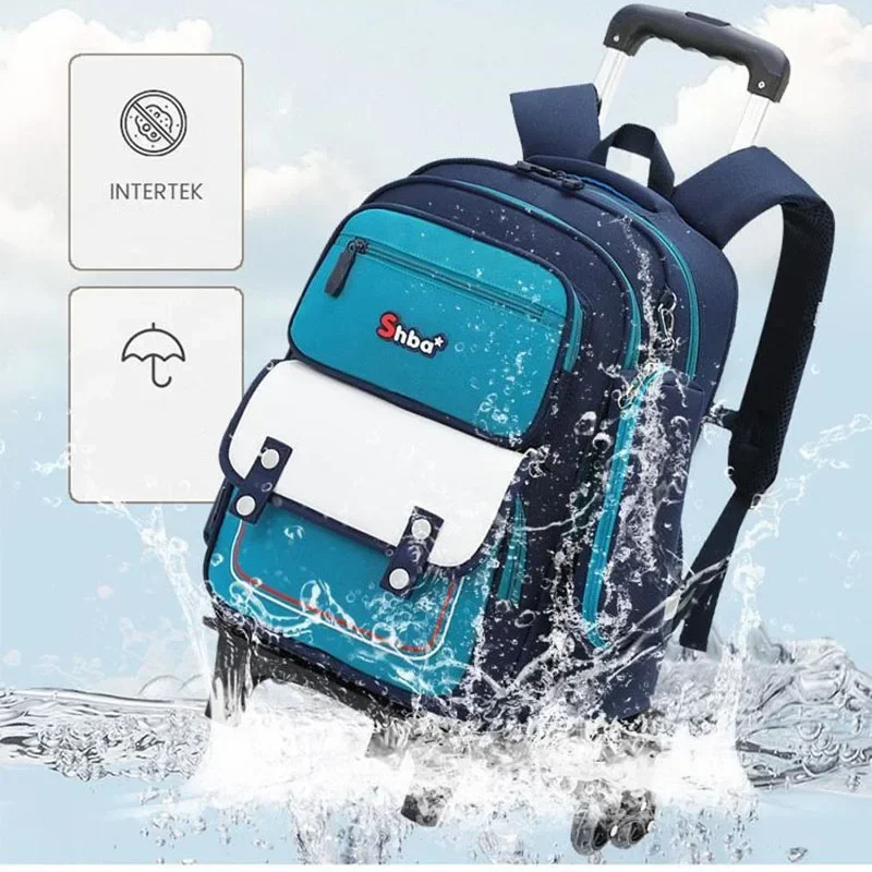 Школьная сумка на тележке для детей Mochilas Escolares Rolling Cartables Scolaires Filles японские