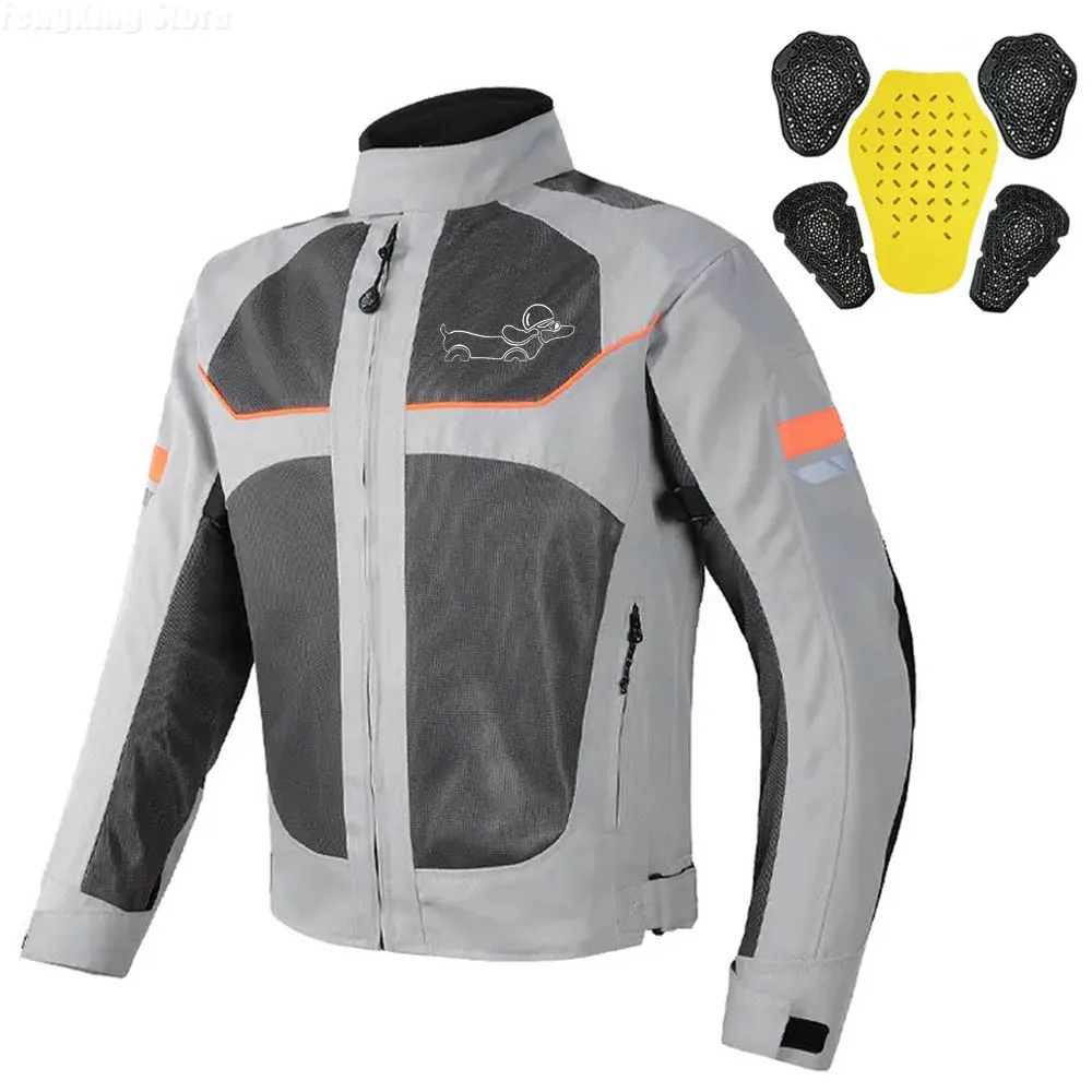 

For HONDA DAX125 ST125 Summer breathable mesh motorcycle jacket protective gear