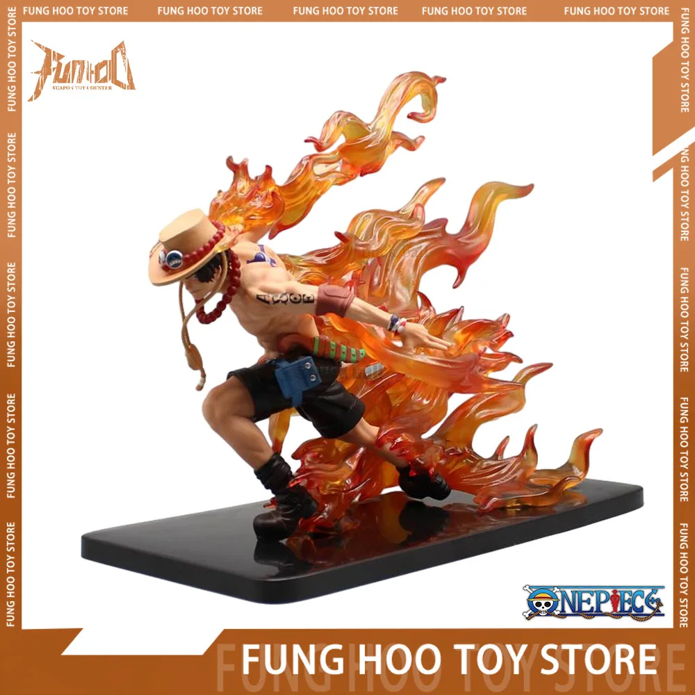 

23cm One Piece Figures Portgas D Ace Anime Figure Fire Fist Action Figures Model Pvc Statue Doll Collection Decoration Toy Gift