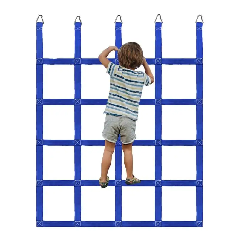 

Детская сетка для скалолазания, полиэстер, искусственная веревка, препятствие с пряжками, игровой набор, аксессуары для скалолазания, парк, дерево, дом, игровая площадка