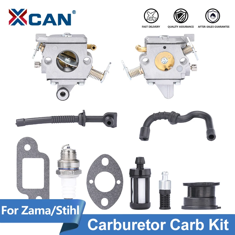 Карбюратор XCAN для бензопилы Zama C1Q-S57 C1Q-S57A Stihl 017 018 MS170 MS180 замена комплекта OEM 1130-120-0603