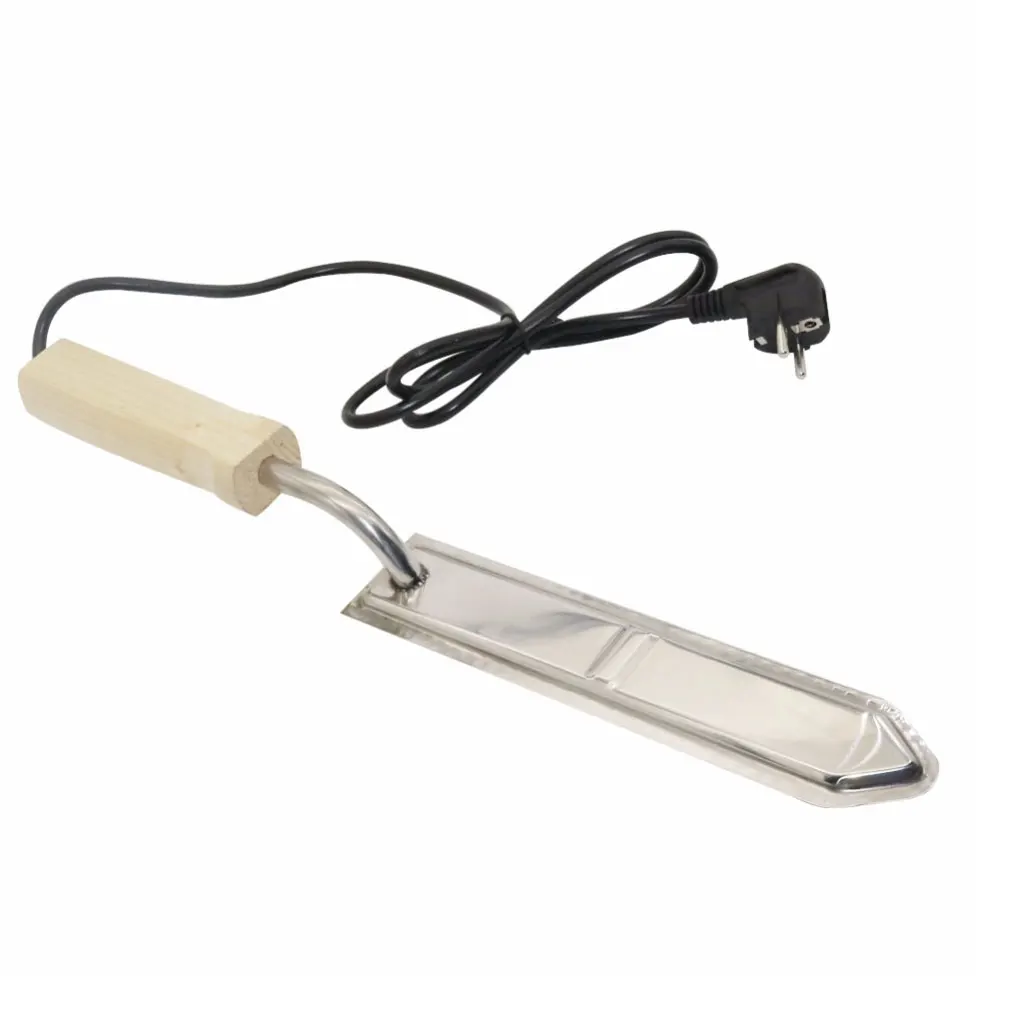 

Bee Tool Power Slicer EU-Plug Honey Slicers Scraper Equipment Heats Up Quickly Bee Extractor Tools High Strength Wood Handle