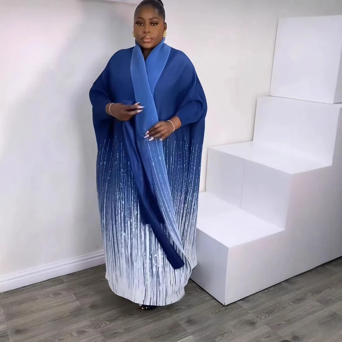 Модное плиссированное женское пальто больших размеров из Европы и Америки