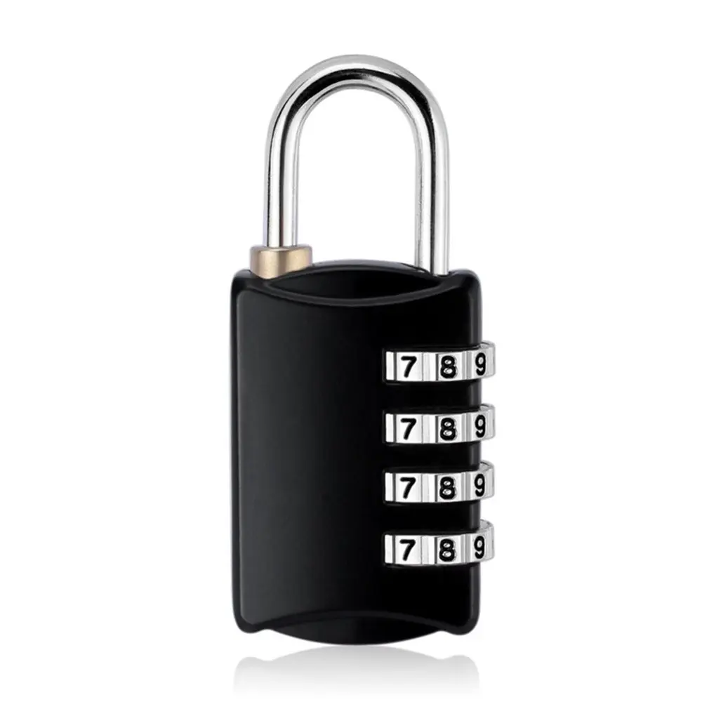 

Luggage Travel Lock 4 Dial Travel Padlock Password Lock for Luggage Suitcase Baggage Toolbox Gym Locker Metal Code Password Lock