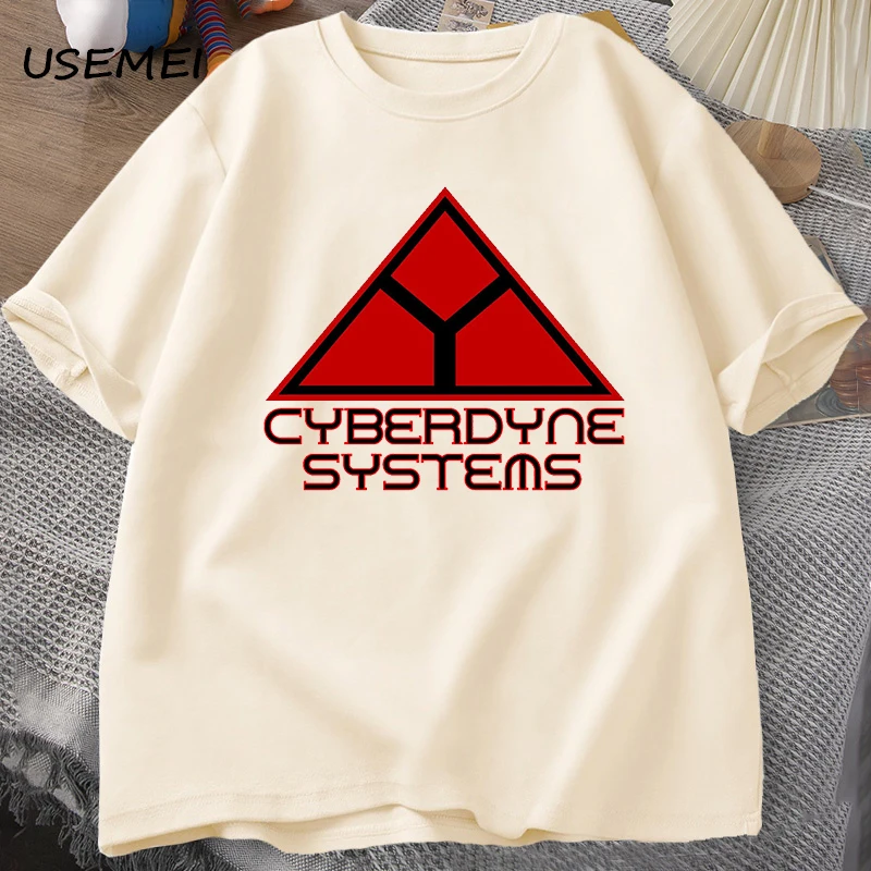 

Футболка Cyberdyne Systems Skynet мужская хлопковая, футболка с графическим принтом, уличная одежда в стиле Харадзюку, модная футболка