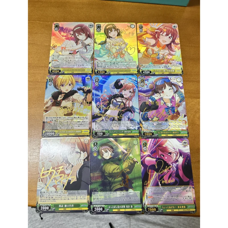 

Аниме игра IDOLM DIY WS подписные флэш-карты Saijo Juri Kuwayama Chiyuki Higuchi Madoka коллекционные Открытки Подарочные игрушки