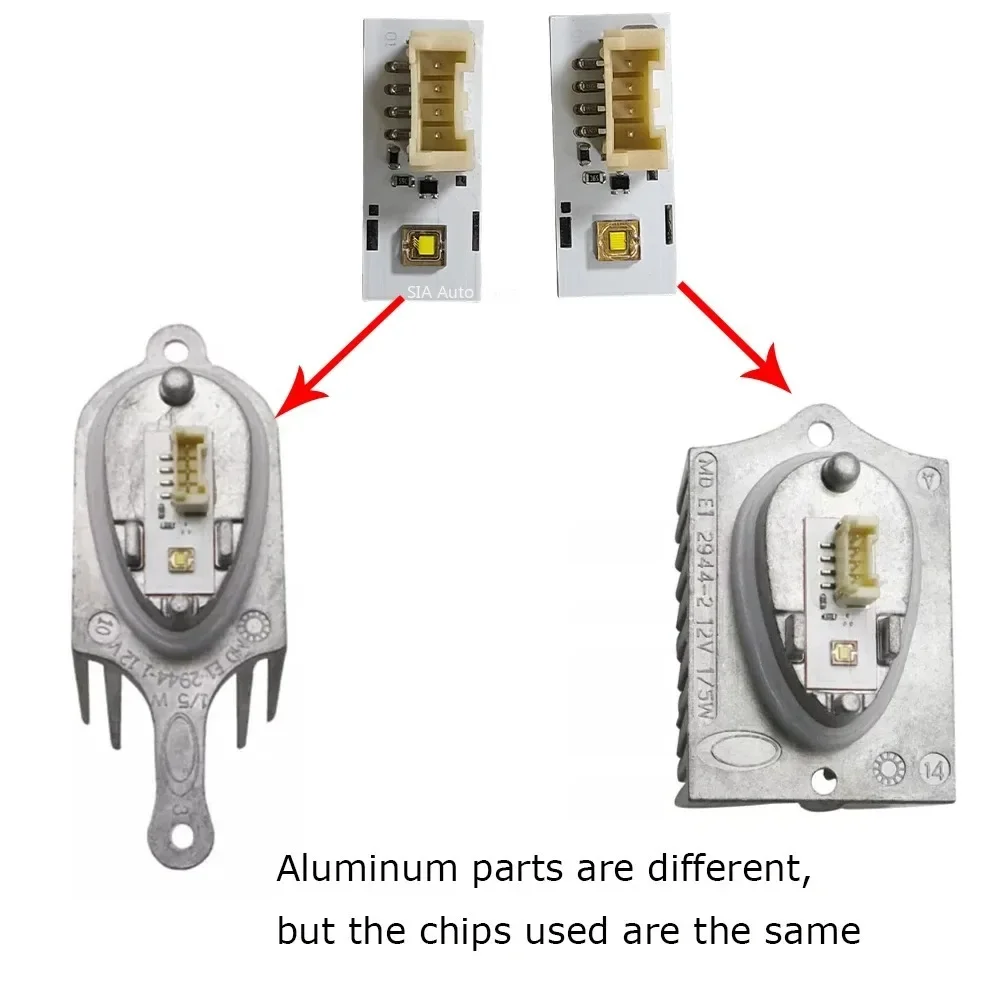 

Белые платы DRL для Audi A1 S1 2011-2014 годов, ксеноновые фары, светодиодный чип дневных ходовых огней 8X0998475 8X0 998 475 автомобильный аксессуар