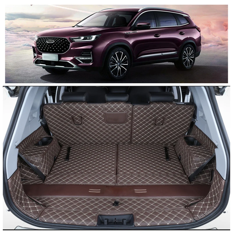 Коврики для багажника Chery Tiggo 8 Pro 2021 7 сидений водонепроницаемые прочные