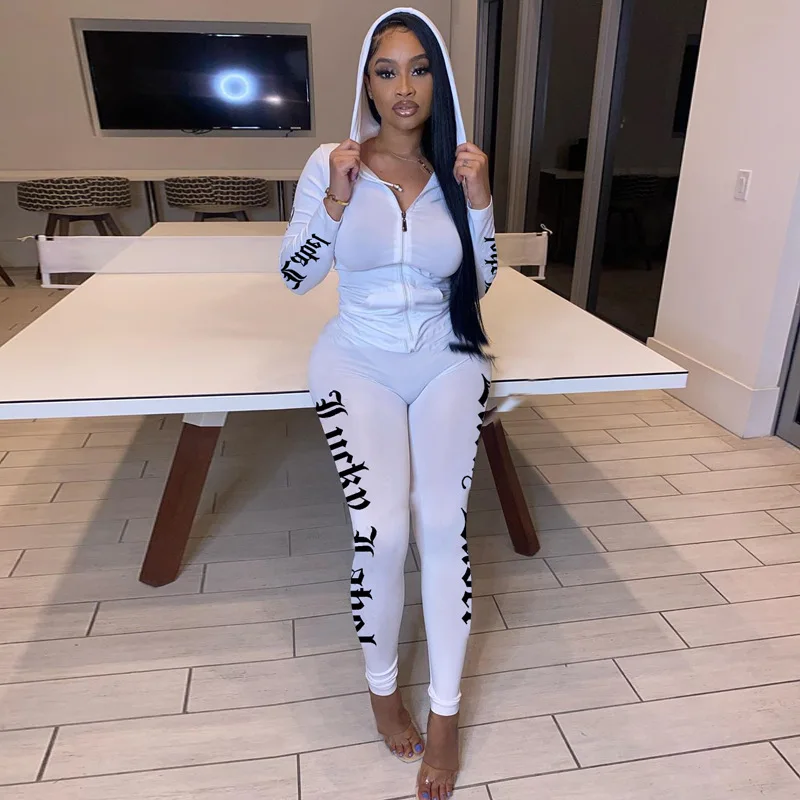 

2022 спортивные костюмы, синяя спортивная одежда, длинные толстовки + леггинсы, брюки, комплект из двух предметов, Женская весенняя одежда для ...