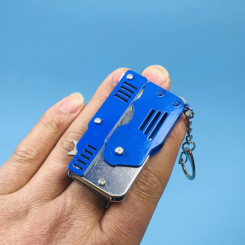 Полностью металлический пистолет с резиновой лентой модель игрушечного